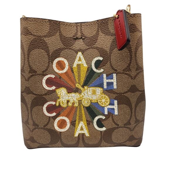 Authenticated Coach Mini Town Bucket Bag - Picture 3 of 10